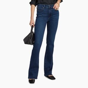 PAIGE Dark Blue Flare Jeans